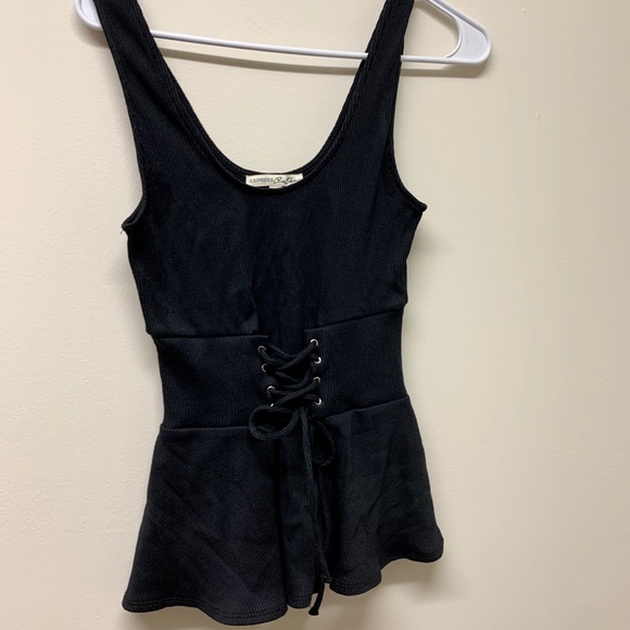 Express Tops - 🎀Express Tank Top, Flared bottom and Tie Detail